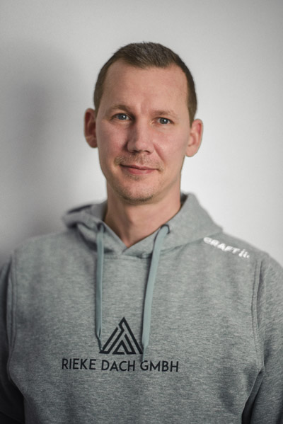 Geschäftsführer Dirk Rieke Portrait des Geschäftsführers der Rieke Dach GmbH: Dirk Rieke